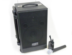 WA502HH    Portable PA System with 2 Hand Held Wireless Microphones