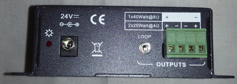 MAD40B   Compact 40 Watt Digital Stereo Amplifier