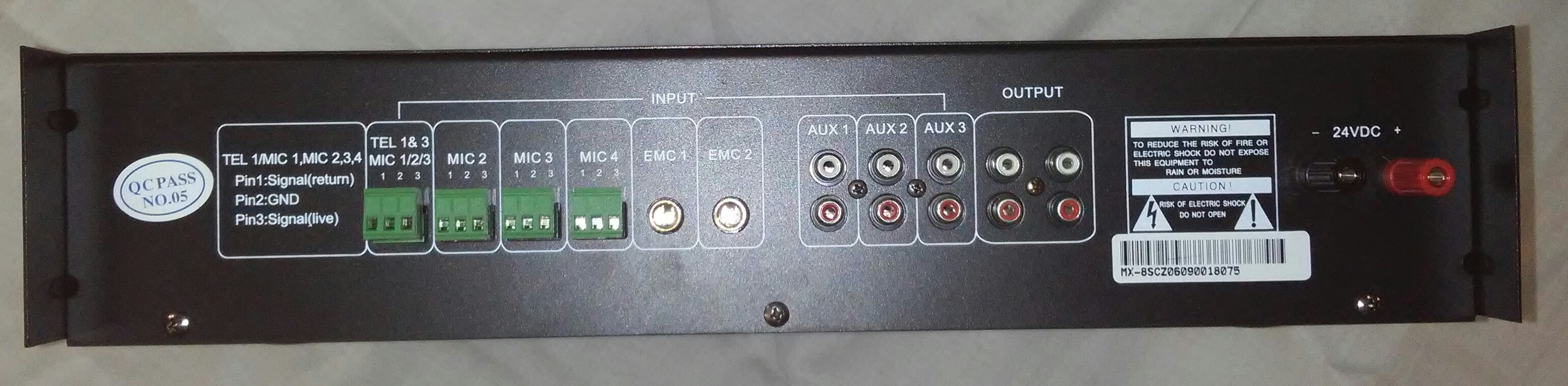 MX8   8 Channel Mixer / Pre-Amp